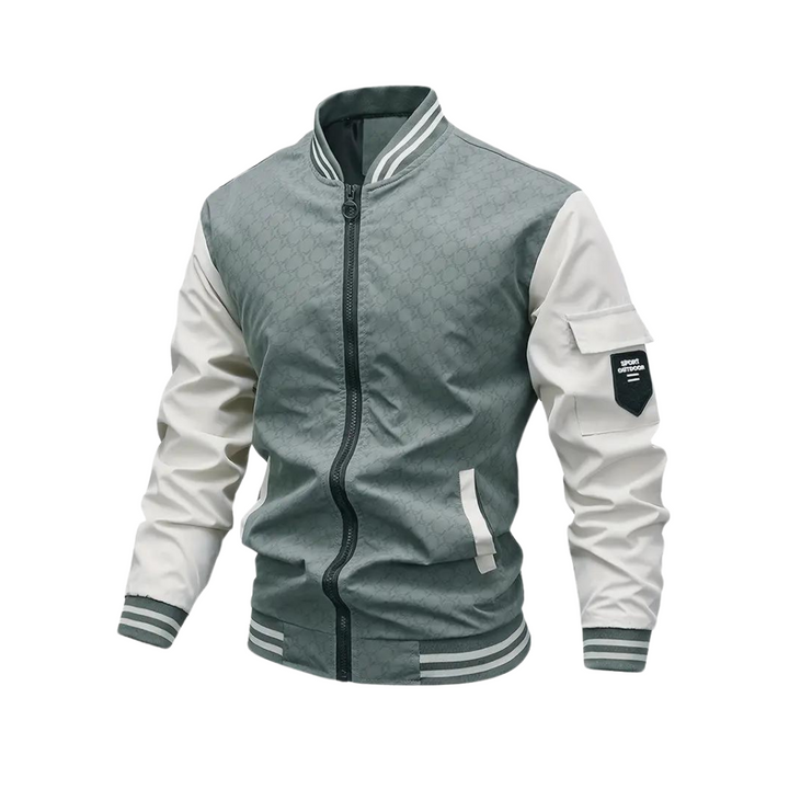 Casual Slim-Fit Kurtka Baseballowa dla Mężczyzn