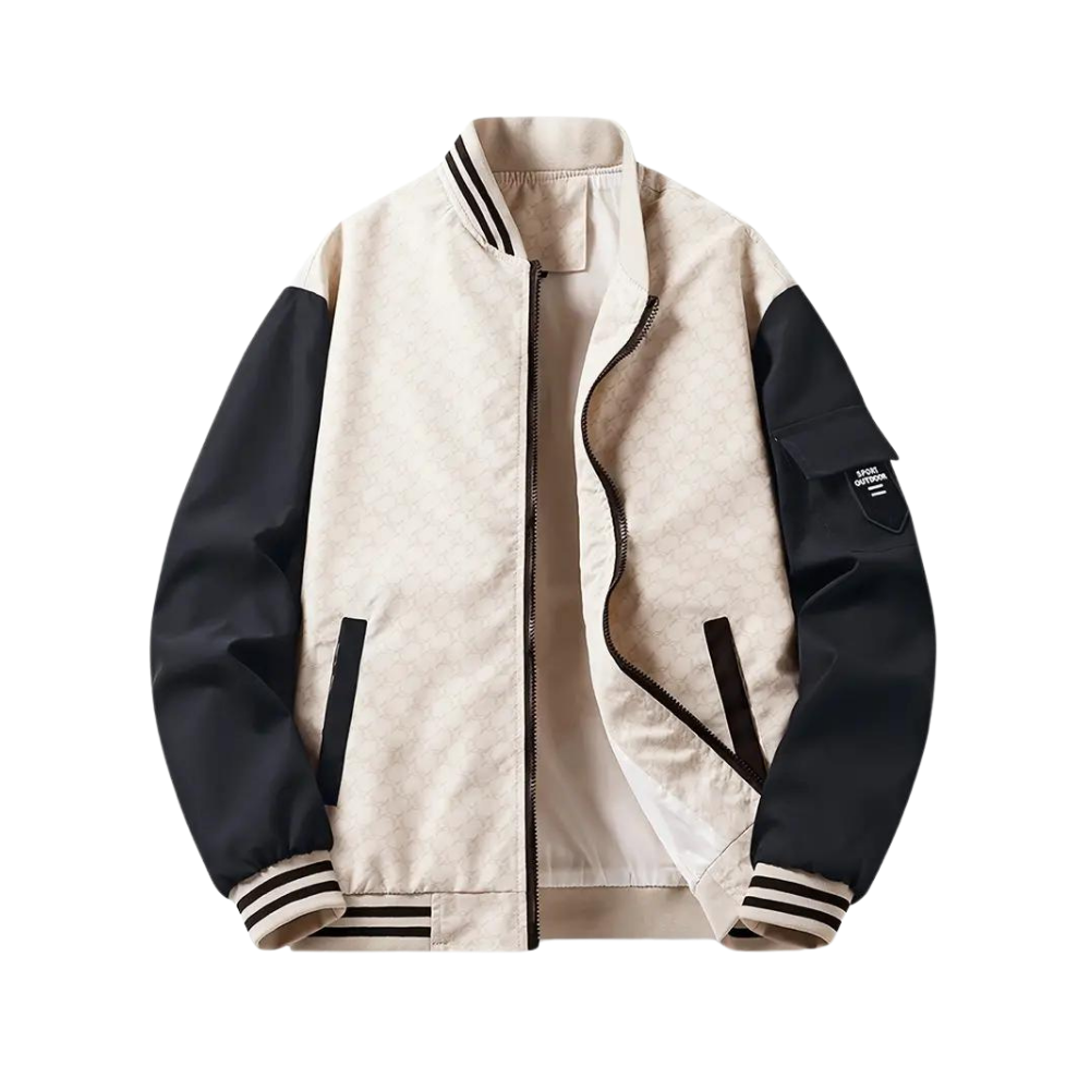 Casual Slim-Fit Kurtka Baseballowa dla Mężczyzn