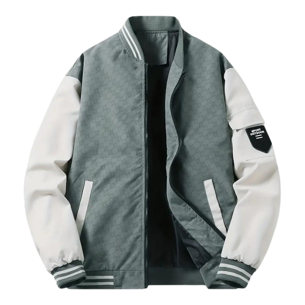 Casual Slim-Fit Kurtka Baseballowa dla Mężczyzn