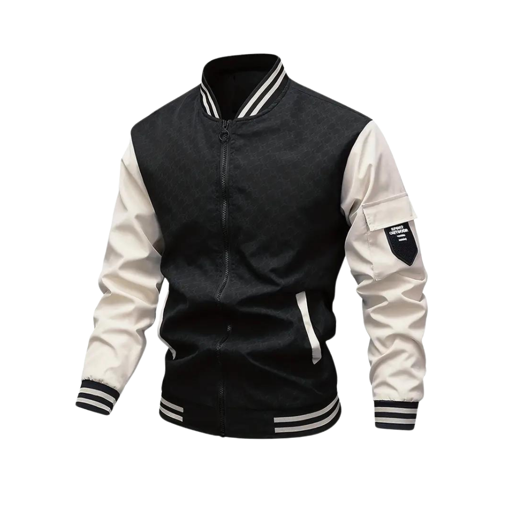 Casual Slim-Fit Kurtka Baseballowa dla Mężczyzn