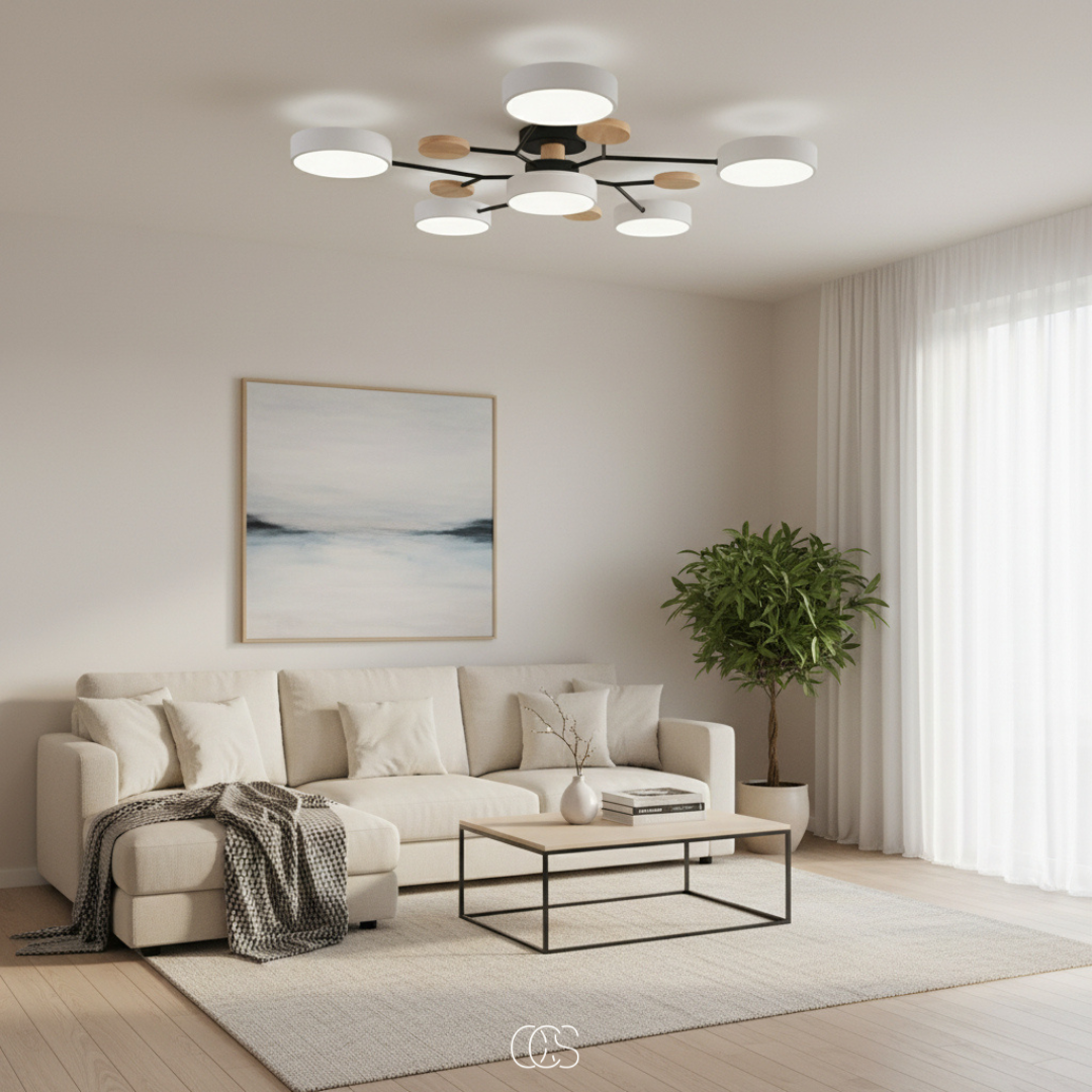 Lampa sufitowa LED Metal Macaron
