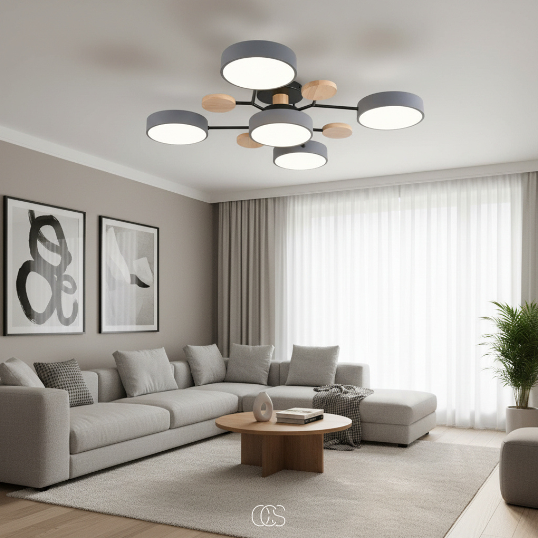 Lampa sufitowa LED Metal Macaron