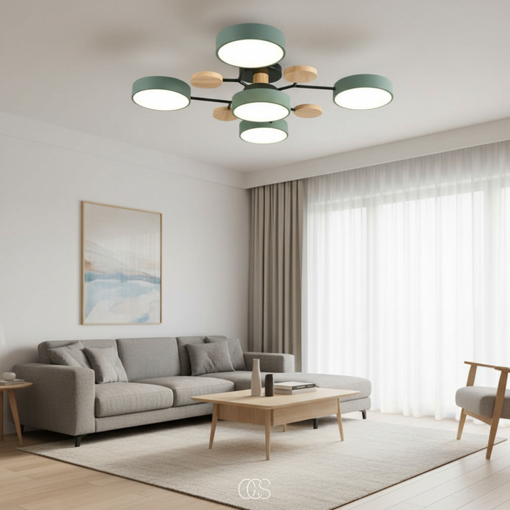 Lampa sufitowa LED Metal Macaron