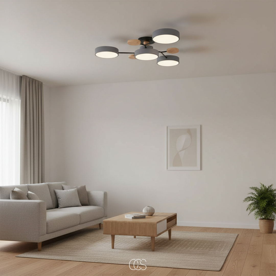 Lampa sufitowa LED Metal Macaron