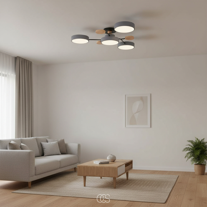 Lampa sufitowa LED Metal Macaron