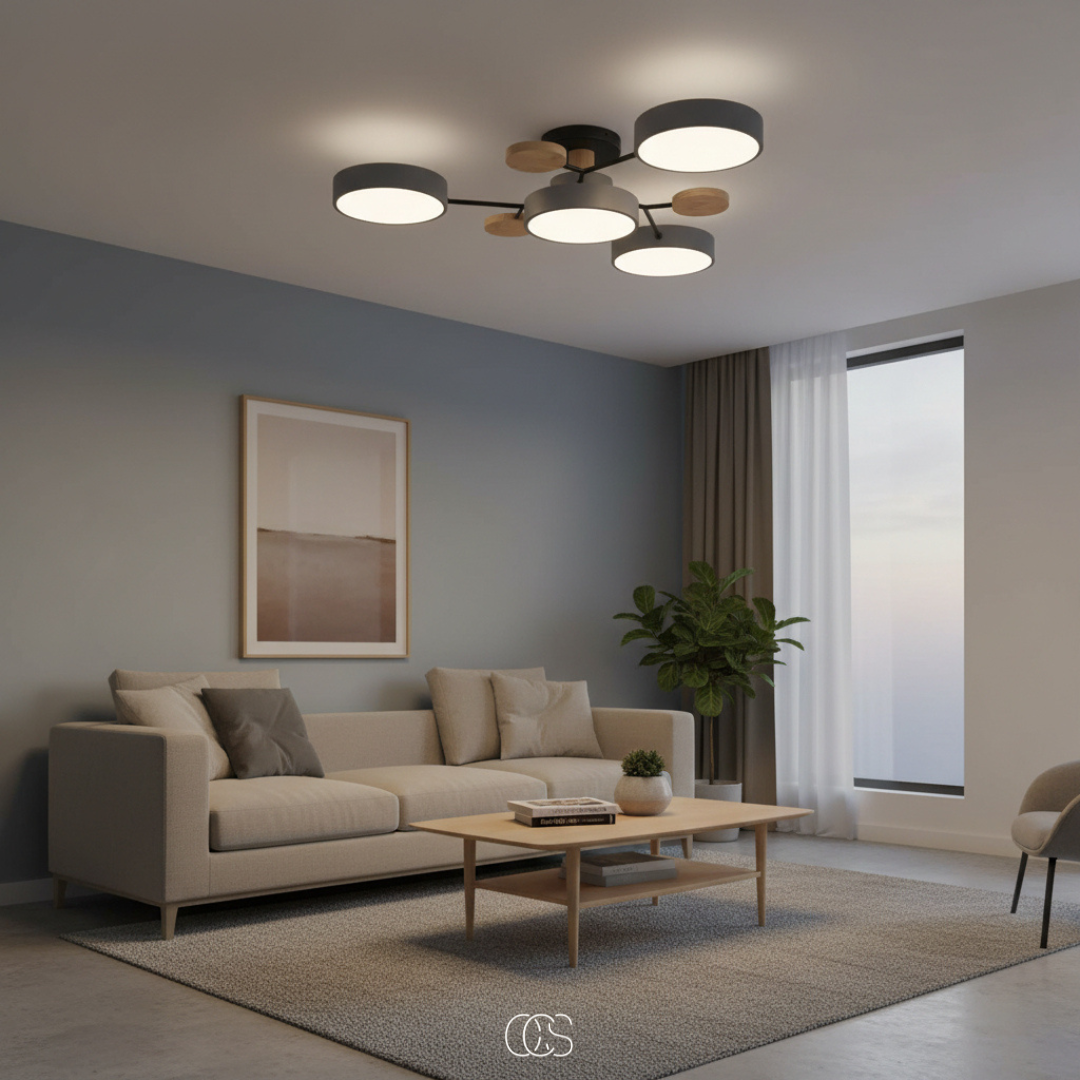 Lampa sufitowa LED Metal Macaron
