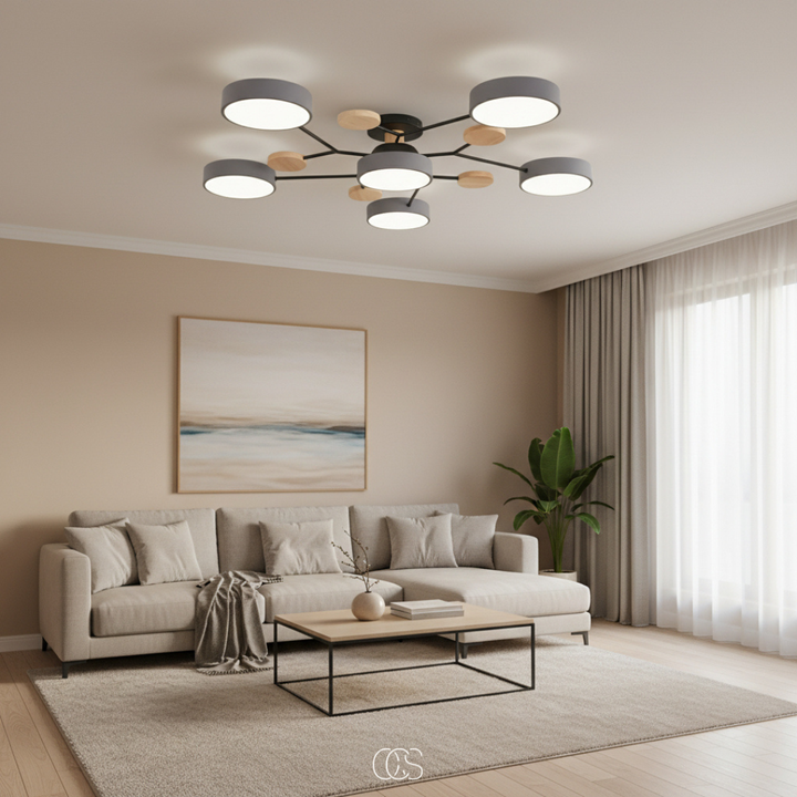 Lampa sufitowa LED Metal Macaron