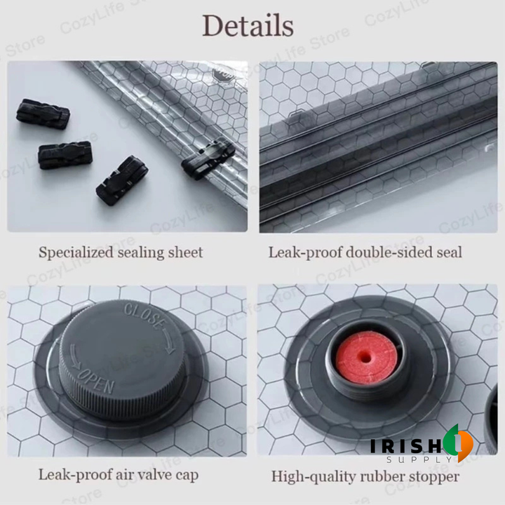 Elektryczna podróżna pompka próżniowa i zestaw worków kompresyjnych
