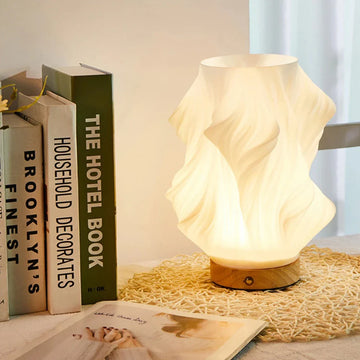 Luksusowa Lampka Stółowa LED z Wirującym Wzorem