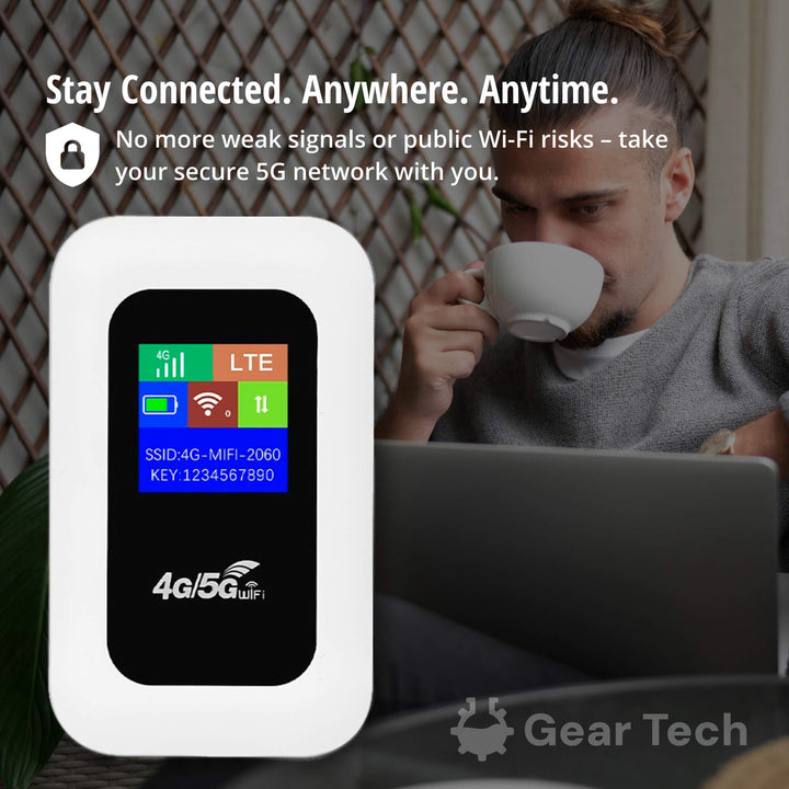 RoamWave 5G przenośny hotspot WiFi do podróży lub użytku domowego