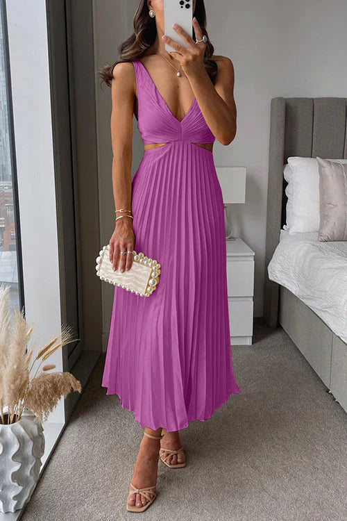 Kobieca Pleciona Sukienka Maxi Elegancka i Lekka