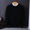 luksusowy wełniany luzny sweter timeless warmth w relaksowanej sylwetce