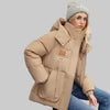 Kurtka Damska Z Kapturem Quilted