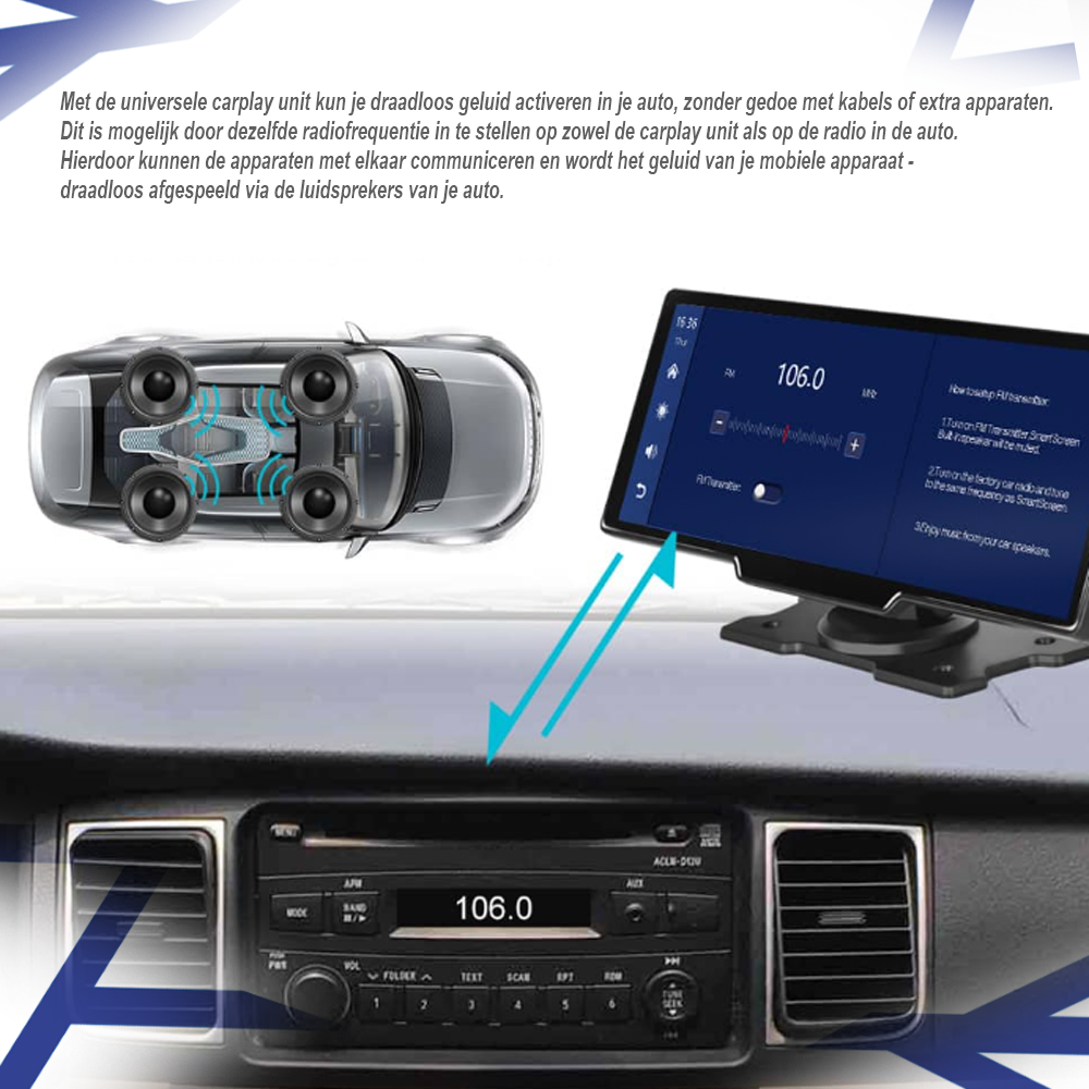 Uniwersalny system CarPlay & Android Auto