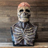 Realistyczna szkieletowa maska na Halloween z mózgiem dla dorosłych