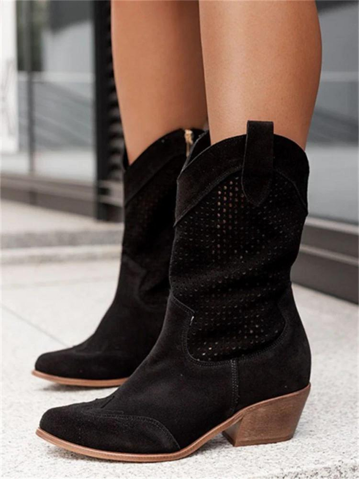 Buty kowbojskie do połowy łydki dla kobiet