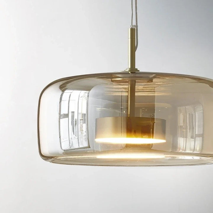 Astrid - nowoczesna nordycka szklana lampa wisząca