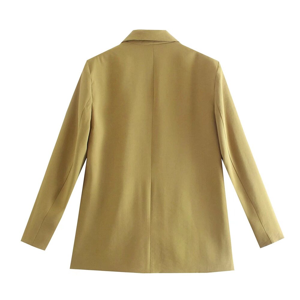 Elegancki Podwójnie Zapięty Blazer Damski