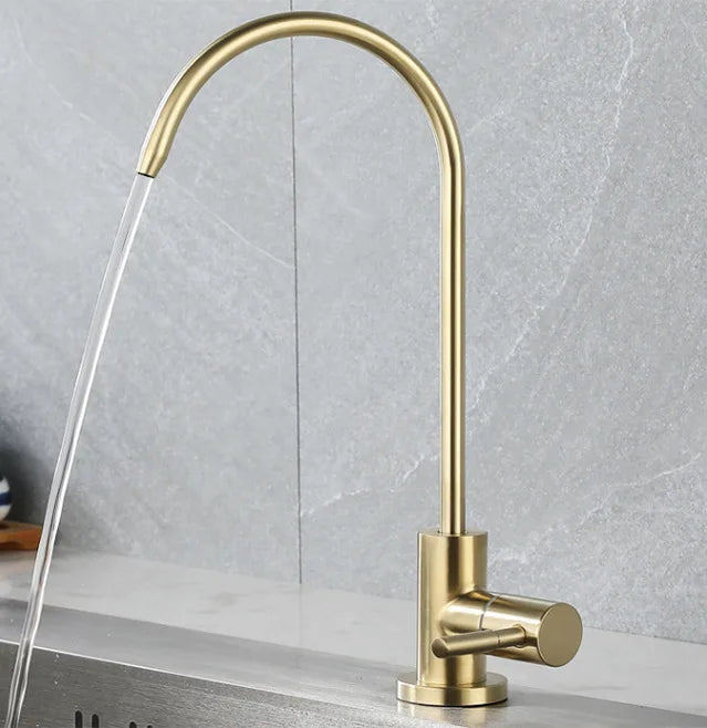 Obrotowy kran do oczyszczania wody ze stali nierdzewnej 304 AquaFlow