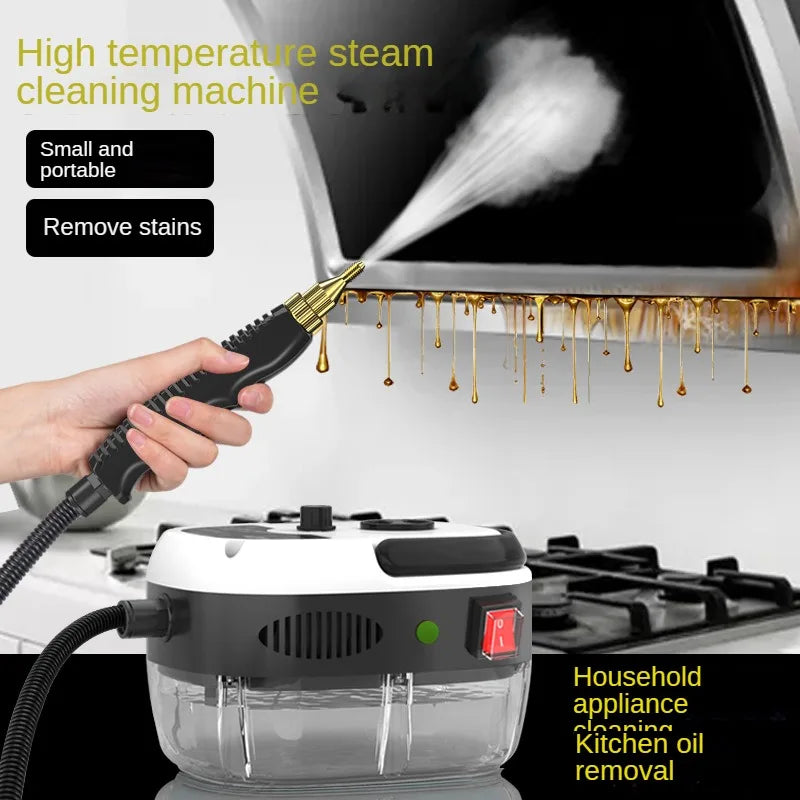 Myjka parowa STEAMVOLT | 2500W Wysokie Ciśnienie | 3 Bary Mocy Pary | Do Kuchni, Łazienki i Domu