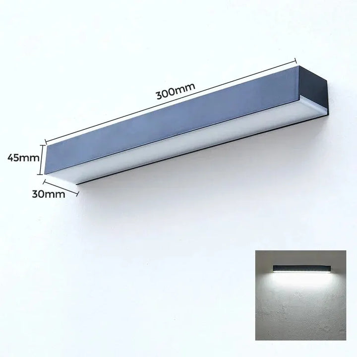 Solarna lampa ścienna Solavella | 16 LED | Superjasna i wodoodporna | Do ogrodu, balkonu i ściany domu | Biel ciepła i zimna