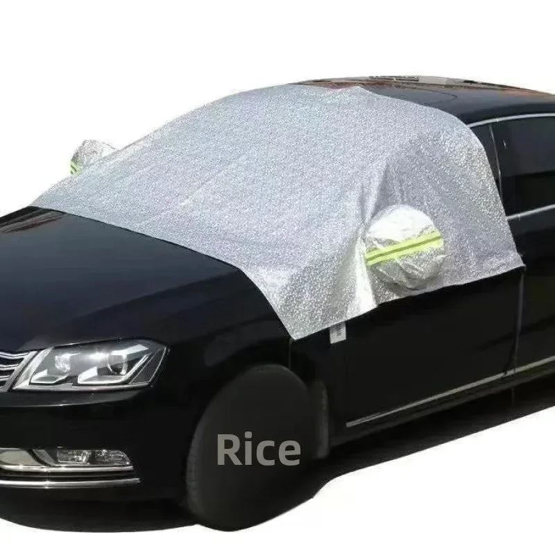 AutoProtect Pokrowiec na samochód | Wodoodporny i odporny na promienie UV | Całoroczna ochrona przed słońcem, śniegiem i gradem