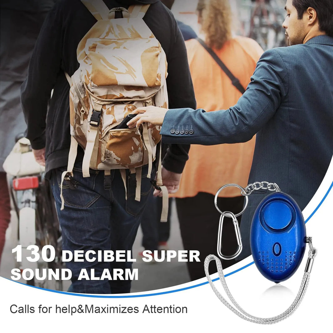 Osobisty alarm bezpieczeństwa z diodą LED (130 dB) – SafeSound