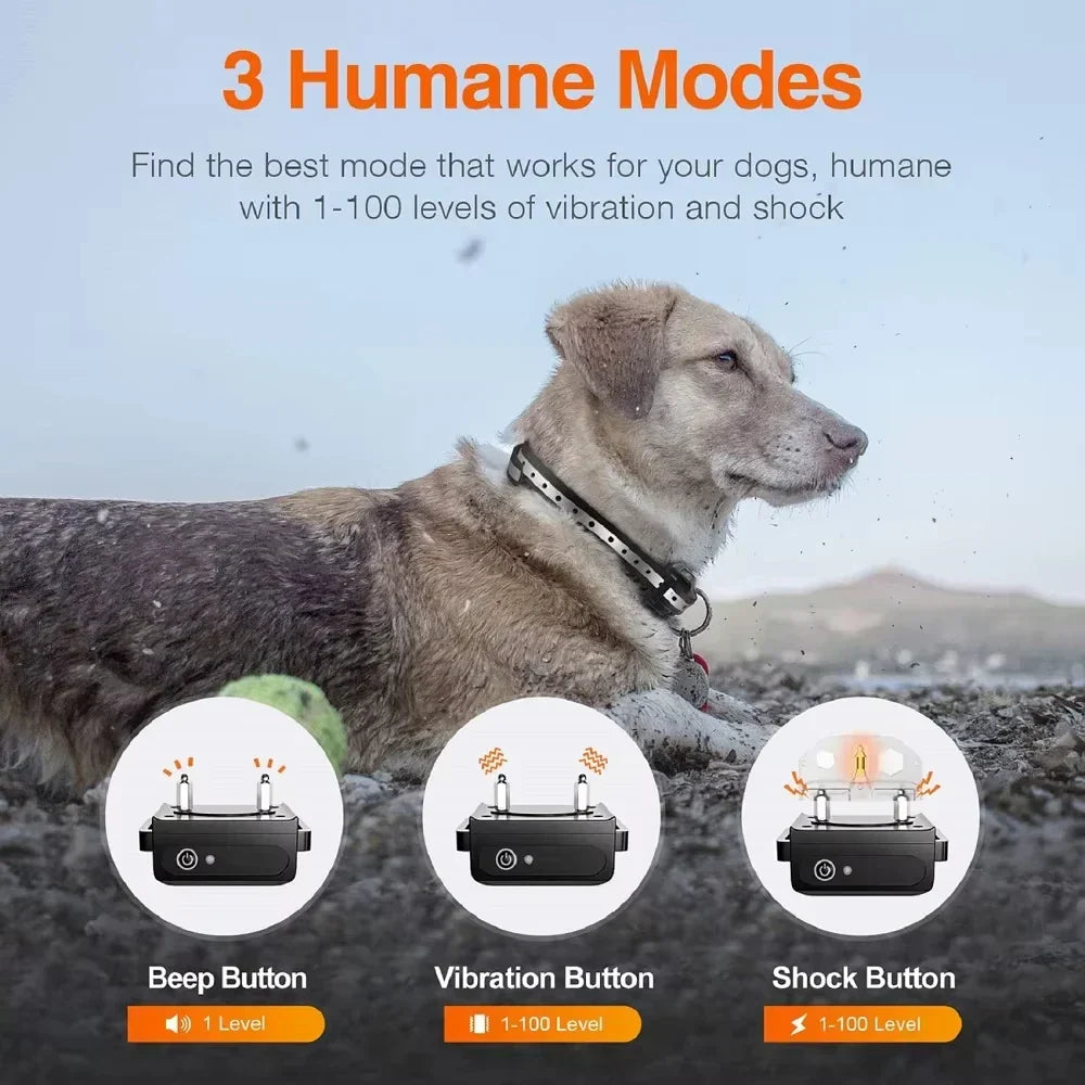 Akumulatorowa elektryczna obroża treningowa dla psa z pilotem i zasięgiem 1000 m – PetControl