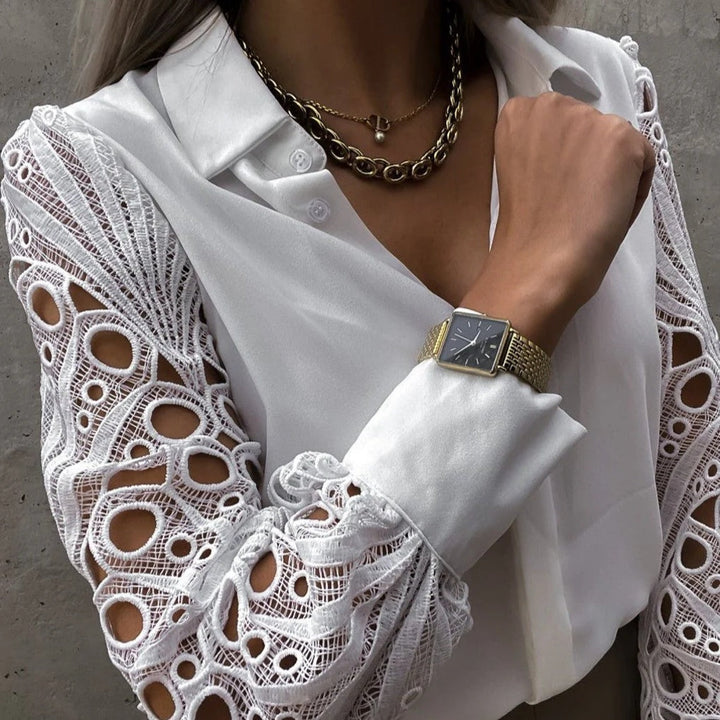 Stylowa Casual Bluzka Damska Chic Codzienny Top