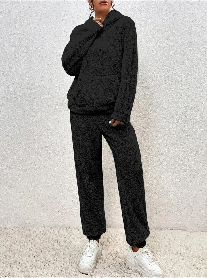 Ultra-Wygodny Kombinezon Hooded Teddy Przytulna Elegancja na Relaksujące Momenty