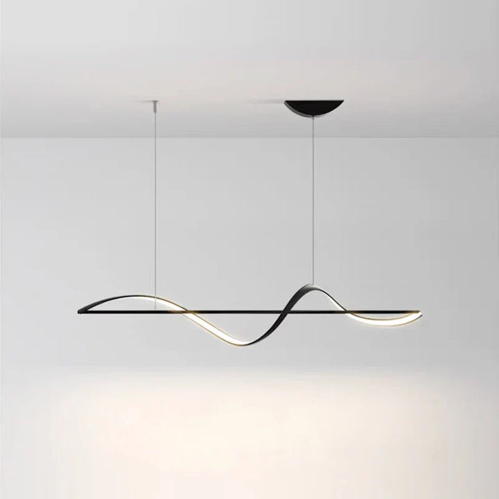 Lampa wisząca „Fala” – nowoczesna lampa LED na stół lub wyspę kuchenną