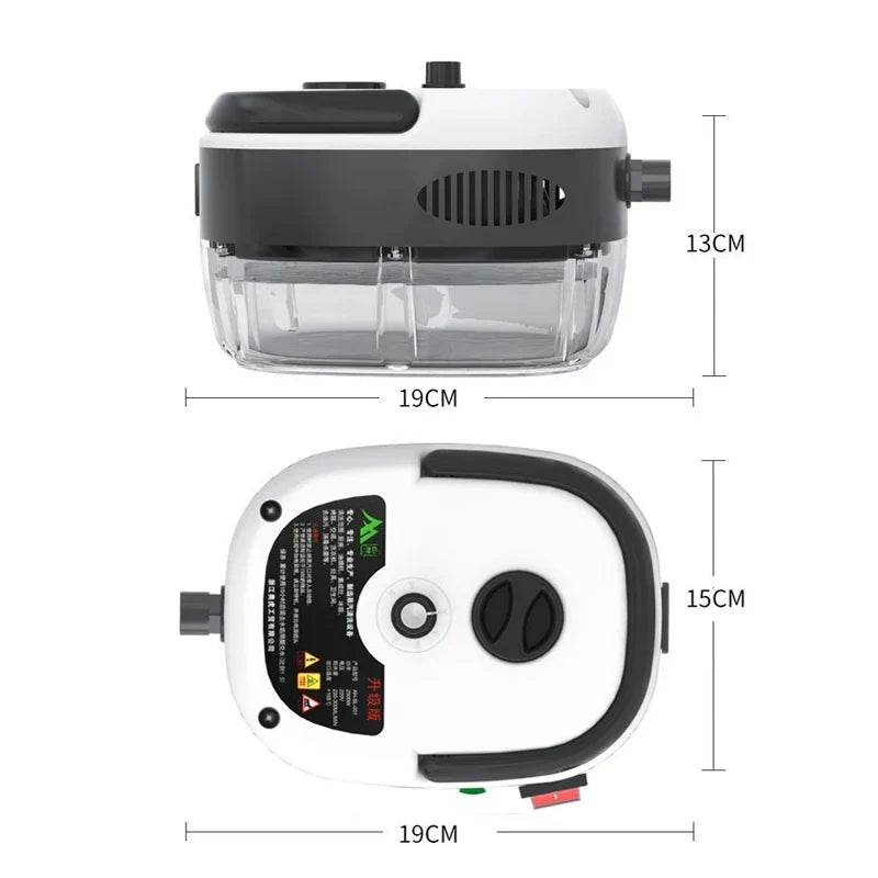 Myjka parowa STEAMVOLT | 2500W Wysokie Ciśnienie | 3 Bary Mocy Pary | Do Kuchni, Łazienki i Domu