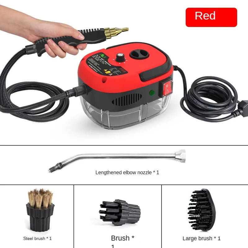 Myjka parowa STEAMVOLT | 2500W Wysokie Ciśnienie | 3 Bary Mocy Pary | Do Kuchni, Łazienki i Domu