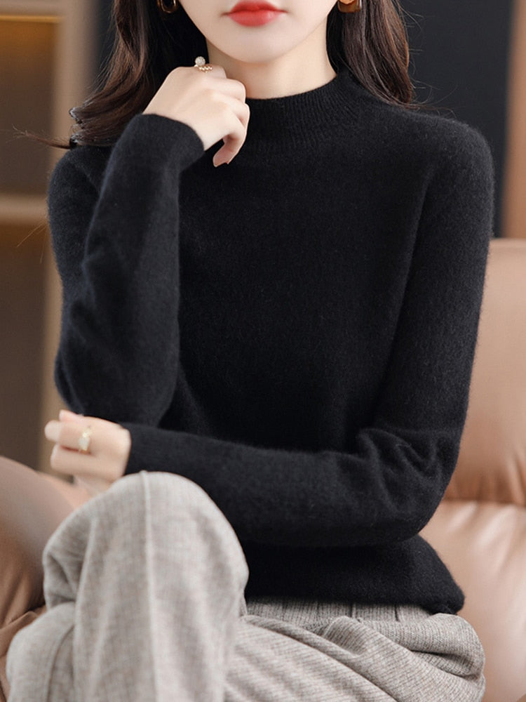 Sweter Kaszmirowy SilkThread | Lekki, premium pulower dla kobiet, na każdą porę roku