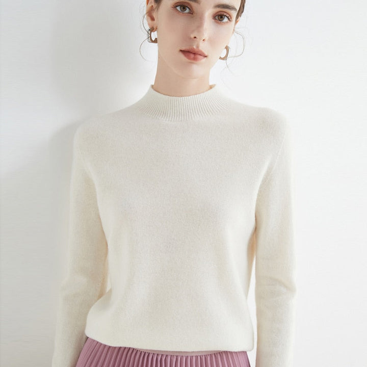 Sweter Kaszmirowy SilkThread | Lekki, premium pulower dla kobiet, na każdą porę roku