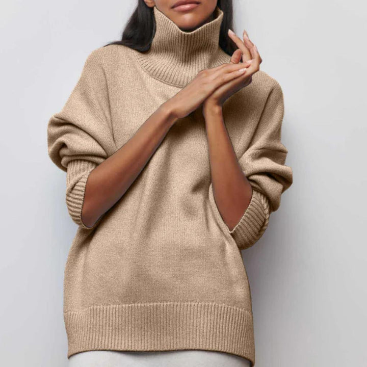 Sweter z wysokim kołnierzem dla kobiet – Zimowy Staple