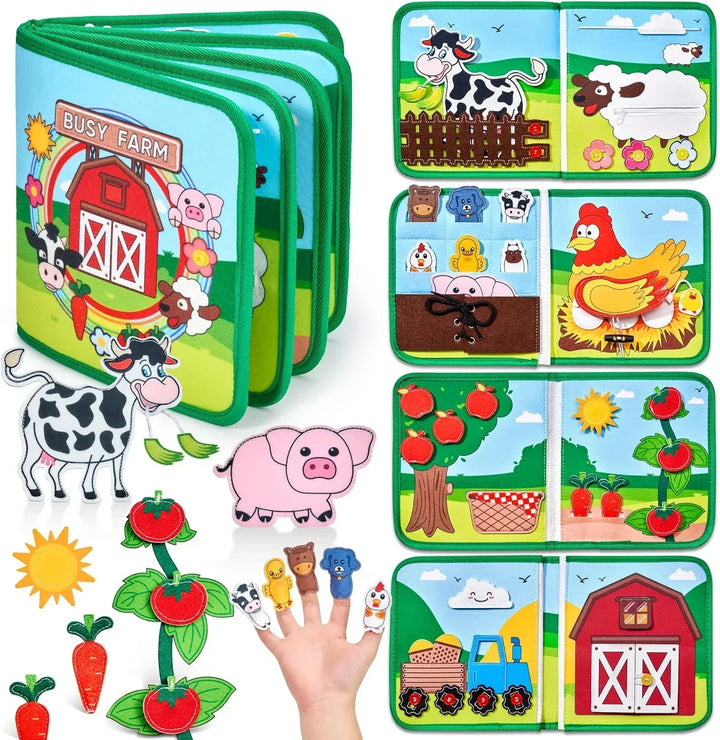 Książeczka Montessori do zabawy – nauka przez zabawę