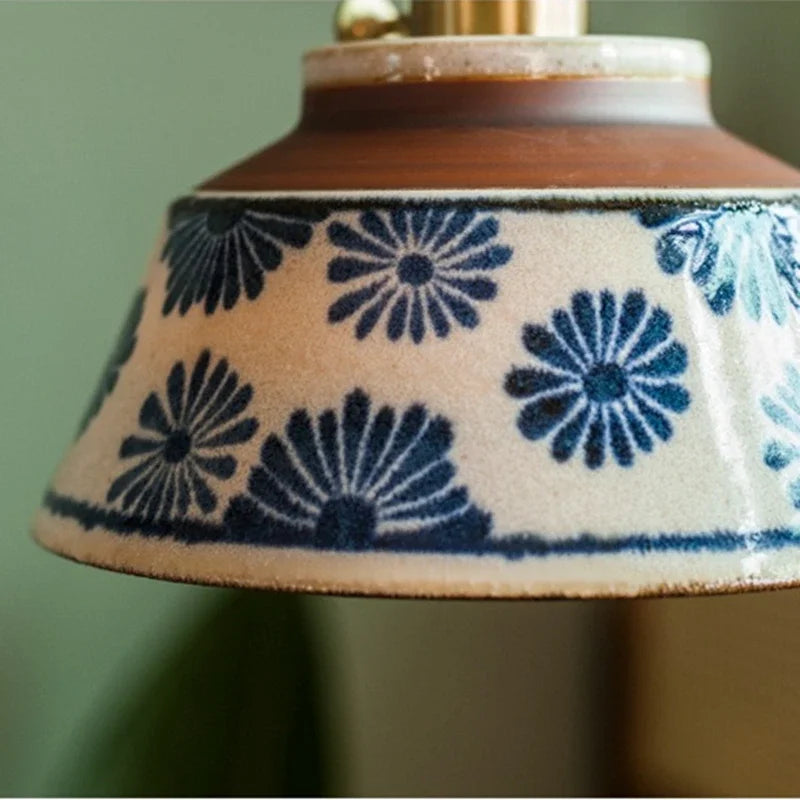Ronja – ręcznie malowana ceramiczna lampa wisząca