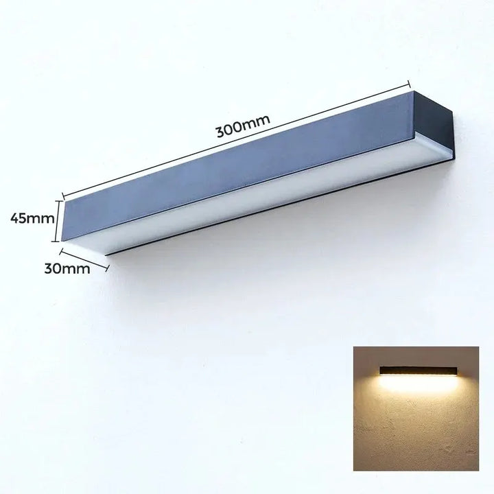 Solarna lampa ścienna Solavella | 16 LED | Superjasna i wodoodporna | Do ogrodu, balkonu i ściany domu | Biel ciepła i zimna