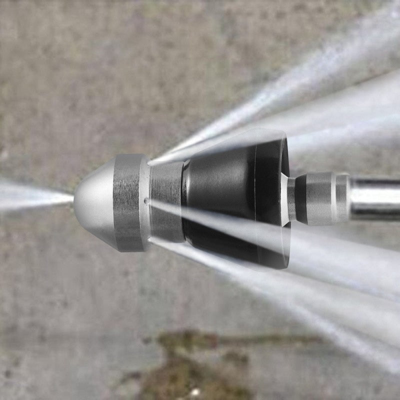 Dysza wysokociśnieniowa do czyszczenia rur – stalowy spray do szybkiego udrażniania instalacji