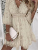 Boho Letnia Sukienka z Haftem