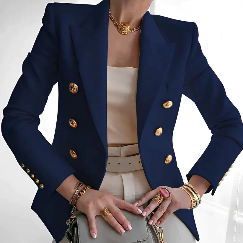 Blazer dla kobiet inspirowany starym stylem - klasyczne szycie z nowoczesnym akcentem