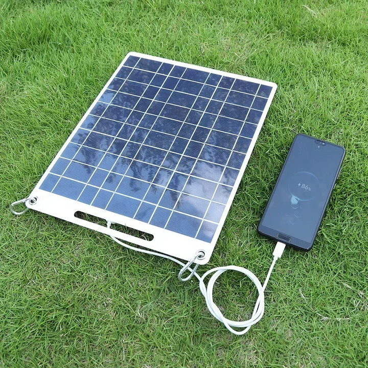 Przenośny Panel Solarny SOLVION Charge 100W | 5V | Podwójne USB | Wodoodporny | Outdoor i Kemping