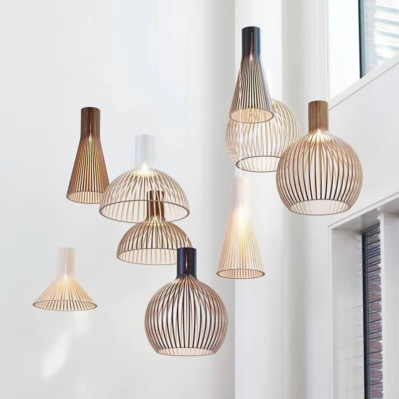 Lampa wisząca Natura Orb – organiczny drewniany design do przytulnych wnętrz