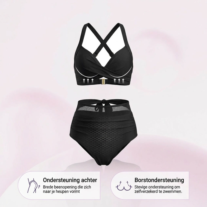 Sabine™ | Bikini 2 w 1 z Wysokim Stanem Modelujące Brzuch