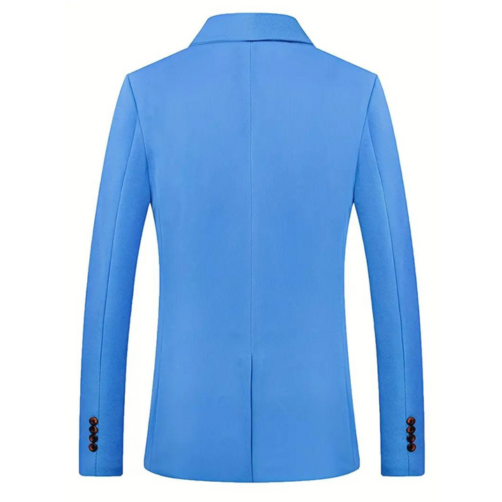 Elegancki Męski Blazer Dopasowane Szycie dla Nowoczesnego Dżentelmena