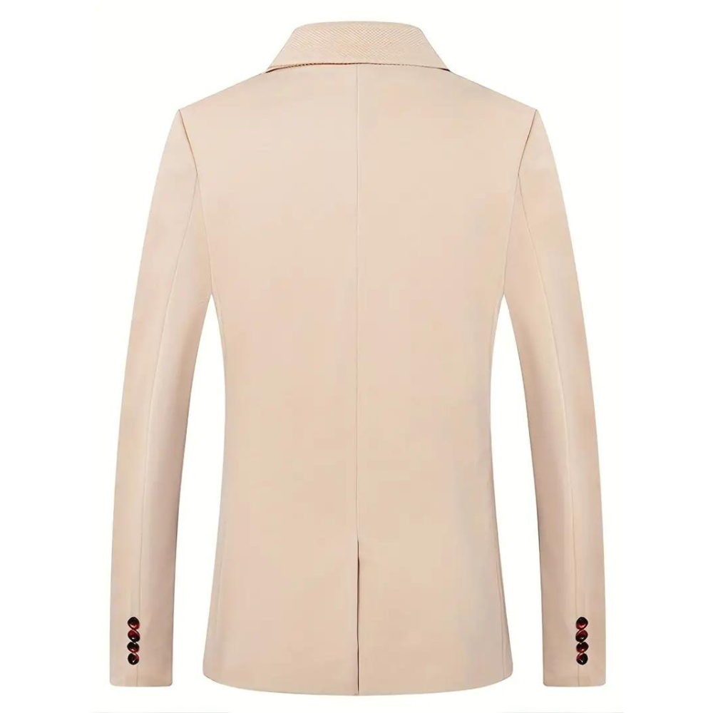 Elegancki Męski Blazer Dopasowane Szycie dla Nowoczesnego Dżentelmena