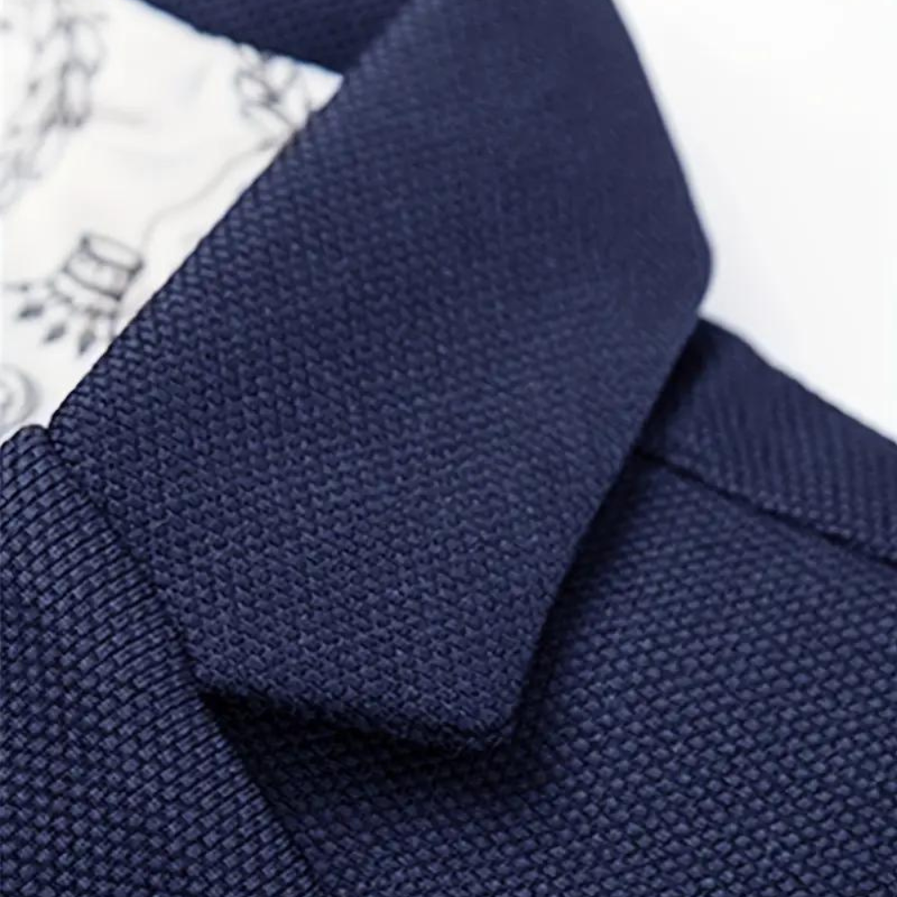 Elegancki Męski Blazer Dopasowane Szycie dla Nowoczesnego Dżentelmena