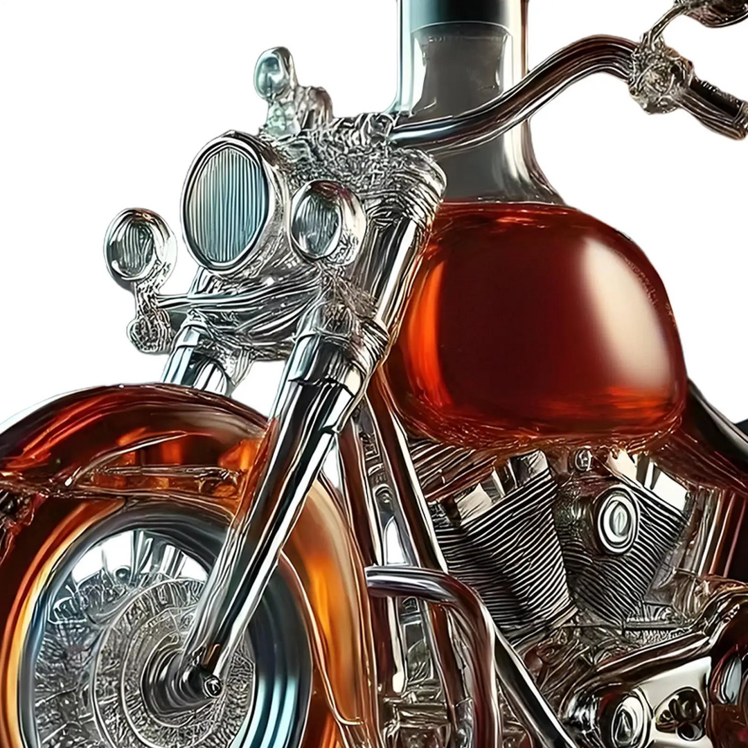 Karafka na Whiskey w Kształcie Motocykla Harley do Domowego Baru