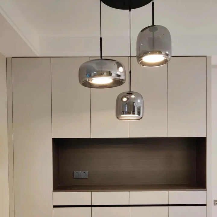 Astrid - nowoczesna nordycka szklana lampa wisząca